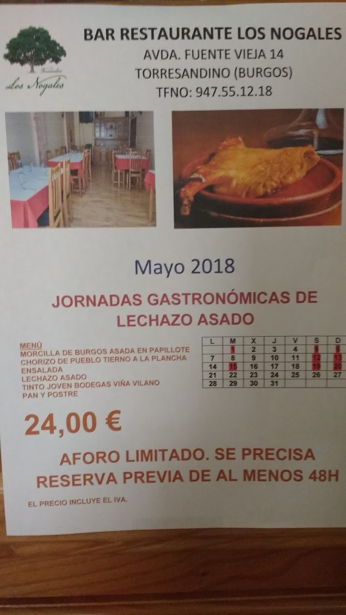 Menu Los Nogales - Restaurante Comida Casera - Menus Para Llevar-1